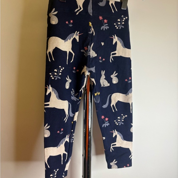 Mini Boden Girls Navy Unicorn & Bunny Print Leggings | Size 2–3Y - Picture 6 of 6